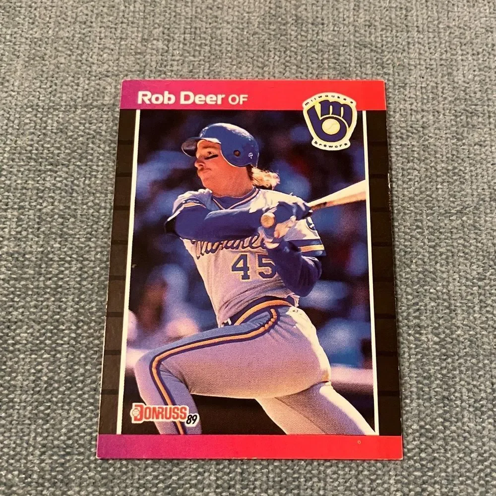 1989 Donruss Milwaukee Brewers Baseball Card Trading Card